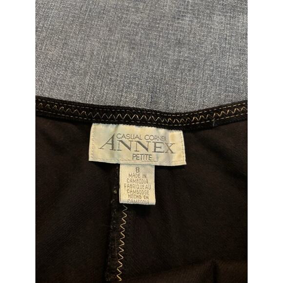 VTG 2000 Casual Corner Black And Tan Skirt Size 8 - Picture 3 of 3